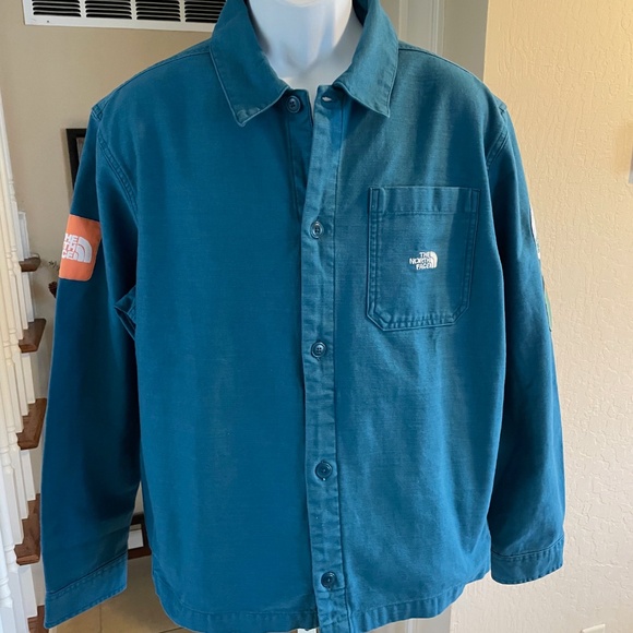 NEW The North Face Valley Shacket Men's Canvas Shirt Jacket Circular Design M - Picture 2 of 8
